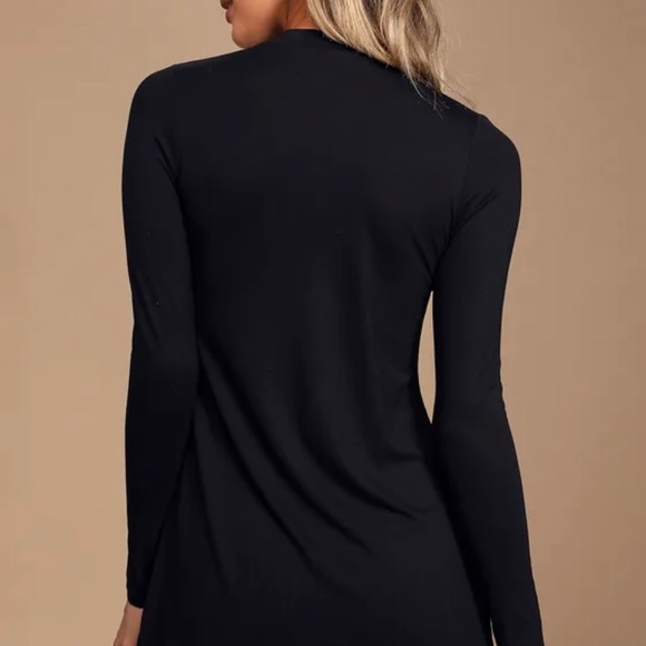Eyes On Me Black Long Sleeve Tunic Top - Picture 5 of 7